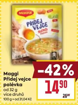 Billa Maggi přidej vejce polévka nabídka