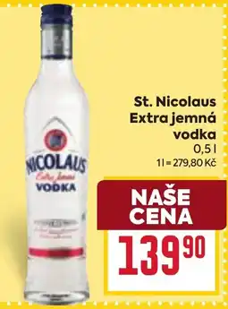 Billa St. nicolaus extra jemná vodka nabídka