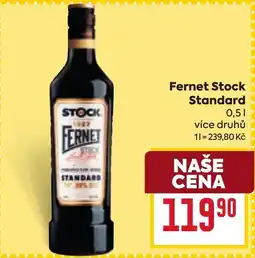 Billa Fernet Stock Standard nabídka
