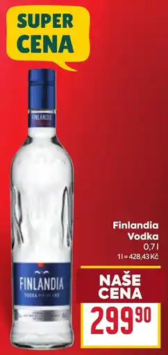 Billa Finlandia Vodka nabídka
