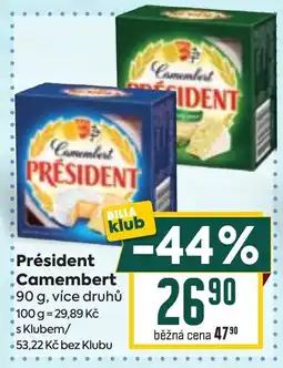 Billa Président Camembert nabídka