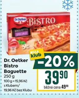 Billa Dr. Oetker Bistro Baguette nabídka