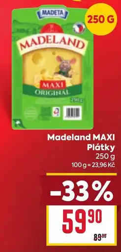 Billa Madeland maxi plátky nabídka