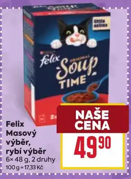 Billa Felix Masový výběr, rybí výběr nabídka