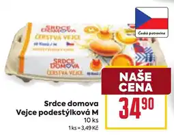 Billa Srdce domova vejce podestýlková m nabídka