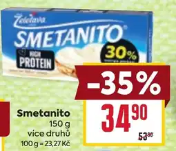 Billa Zeleňava Smetanito nabídka