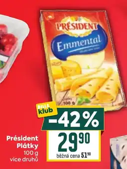 Billa Président Plátky nabídka