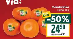 Billa Billa klub Mandarinka nabídka