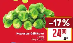 Billa Kapusta růžičková nabídka