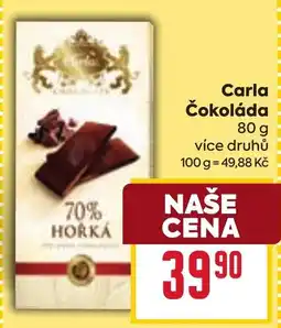 Billa Carla Čokoláda nabídka