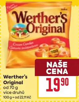 Billa Werther's Original nabídka