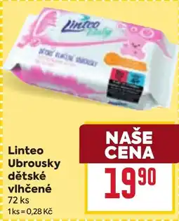 Billa Linteo ubrousky dětské vlhčené nabídka