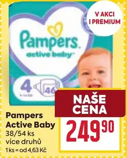 Billa Pampers Active Baby nabídka