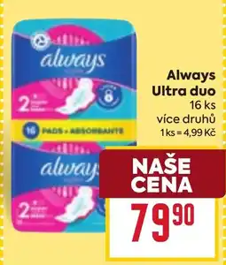 Billa Always ultra duo nabídka