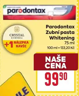 Billa Parodontax zubní pasta whitening nabídka