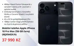Datart Apple iPhone 18 Pro Max 256 GB černý (MJXN4SX/A) nabídka