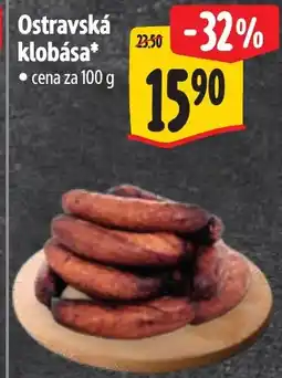 Albert Ostravská klobása nabídka