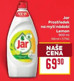 Billa Jar prostředek na mytí nádobí lemon nabídka