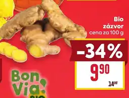 Billa Bon Via Bio zázvor nabídka