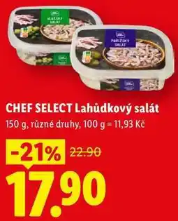 Lidl CHEF SELECT Lahůdkový salát, 150 g, různé druhy nabídka