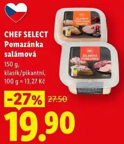 Lidl CHEF SELECT Pomazánka salámová nabídka