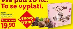 Lidl GEISHA pralinky mléčné nabídka