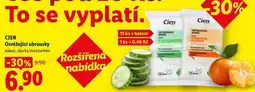 Lidl CIEN Osvěžující ubrousky, balení, okurka/mandarinka nabídka