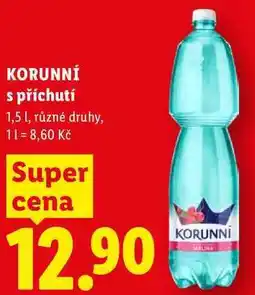Lidl KORUNNÍ s příchutí, 1,5 l, různé druhy nabídka