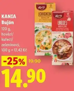 Lidl KANIA Bujón, 120 g, hovězí/ kuřecí/ zeleninový nabídka