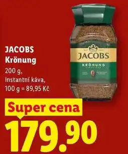 Lidl JACOBS Krönung, 200 g, instantní káva nabídka