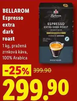 Lidl BELLAROM Espresso extra dark roast, 1 kg, pražená zrnková káva nabídka