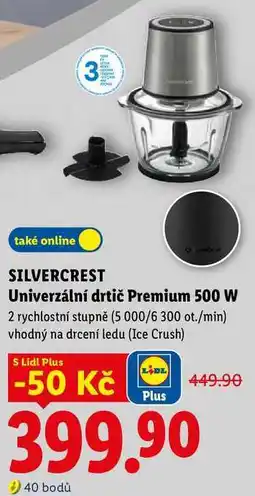 Lidl SILVERCREST Univerzální drtič Premium 500 W nabídka