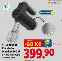 Lidl SILVERCREST Ruční mixér Premium 500 W nabídka