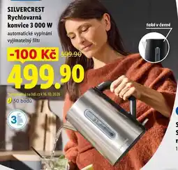 Lidl SILVERCREST Rychlovarná konvice 3 000 W nabídka