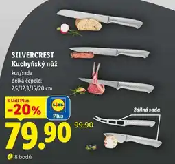 Lidl SILVERCREST Kuchyňský nůž kus/sada nabídka