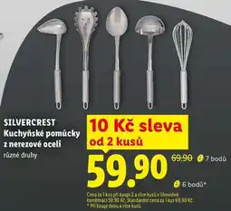 Lidl SILVERCREST Kuchyňské pomůcky z nerezové oceli, různé druhy nabídka