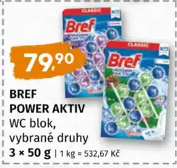 Coop Bref power aktiv wc blok, vybrané druhy nabídka