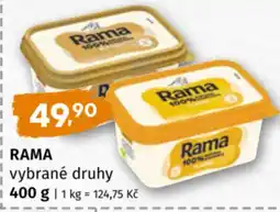 Coop Rama vybrané druhy nabídka