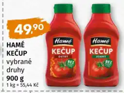 Coop Hamé kečup nabídka