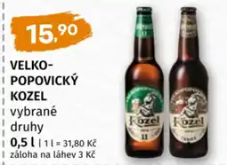 Coop Velkopopovický Kozel nabídka