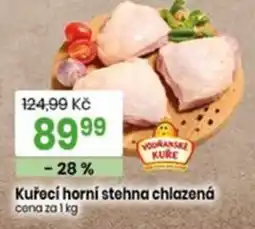 TEMPO Vodňanské kuře Kuřecí horní stehna chlazená nabídka