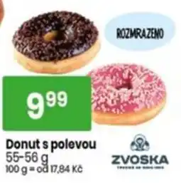 TEMPO Zvoska donut s polevou nabídka