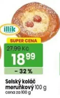 TEMPO illik selský koláč meruňkový nabídka