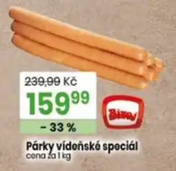 TEMPO Bixoj párky vídeňské speciál nabídka