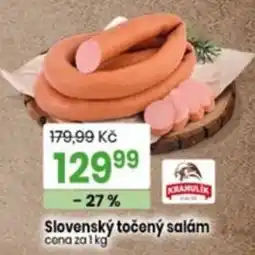 TEMPO Krahulík slovenský točený salám nabídka