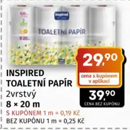 Coop Inspired toaletní papír nabídka