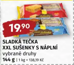 Coop Sladká tečka xxl sušenky s náplní nabídka