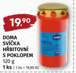 Coop Doma hřbitovní svíčka nabídka