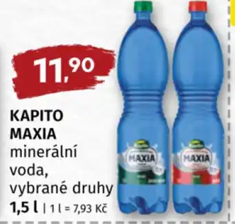 Kapito Maxia minerální voda