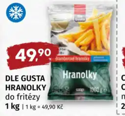 Coop Dle gusta hranolky do fritézy nabídka